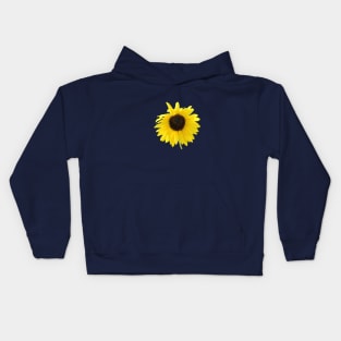 Blooming Sunflower Summer Flower Closeup Kids Hoodie